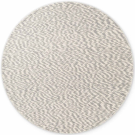 Elle Decoration Lyon wollen vloerkleed Beans Naturel Crème Grijs - Vloerkledenloods