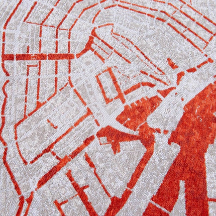 Cities Amsterdam Collection Orange cut 9323 - Louis de Poortere - Vloerkledenloods