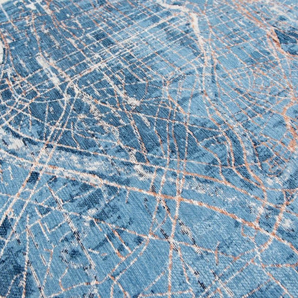 Cities Tokyo Collection Condcutive blue 9314 - Louis de Poortere - Vloerkledenloods