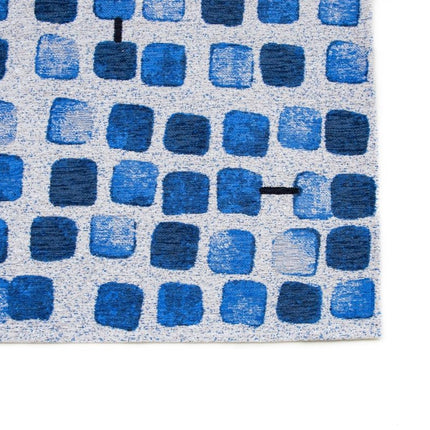 Craft Cobble Stone Collection Amparo blues 9346 - Louis de Poortere - Vloerkledenloods