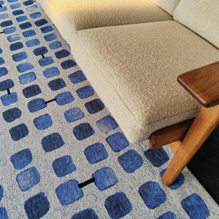 Craft Cobble Stone Collection Amparo blues 9346 - Louis de Poortere - Vloerkledenloods