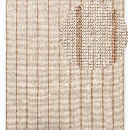 Elle Decoration Harvest juten vloerkleed Sierra Naturel Ivoor Goud - Vloerkledenloods