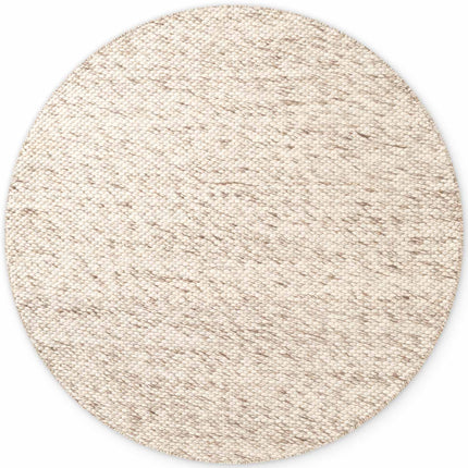 Elle Decoration Lyon wollen vloerkleed Beans Naturel Crème Bruin - Vloerkledenloods
