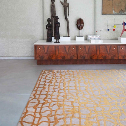 Dedalo Yellow Scarab 9205 - Louis de poortere - Vloerkledenloods