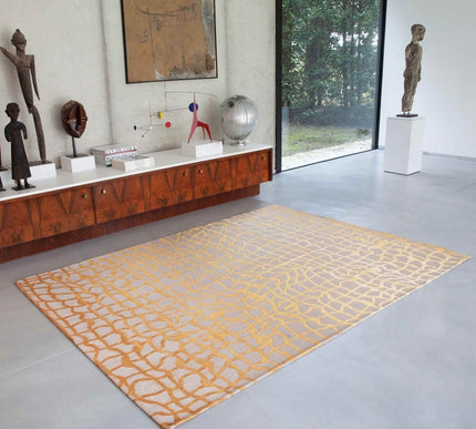 Dedalo Yellow Scarab 9205 - Louis de poortere - Vloerkledenloods