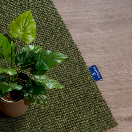 Villeroy & Boch 1791 juten vloerkleed Rosalie Junglegroen - Vloerkledenloods