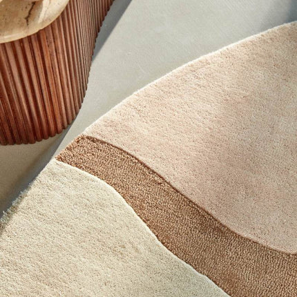 Ensuite By Brinker rond vloerkleed Organix Blush 620 - Vloerkledenloods