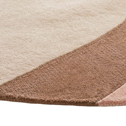 Ensuite By Brinker rond vloerkleed Organix Blush 620 - Vloerkledenloods