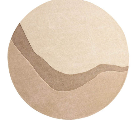 Ensuite By Brinker rond vloerkleed Organix Linen 210 - Vloerkledenloods