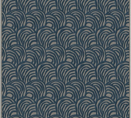 Ensuite By Brinker vloerkleed Graphix 1016 Grey - Navy - Vloerkledenloods
