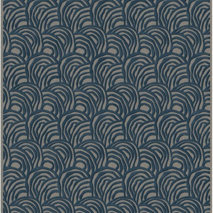 Ensuite By Brinker vloerkleed Graphix 1016 Grey - Navy - Vloerkledenloods