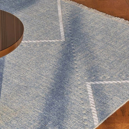 Ensuite by Brinker vloerkleed Linea Blue - Vloerkledenloods