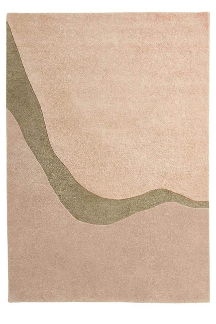 Ensuite By Brinker Vloerkleed Organix Khaki 750 - Vloerkledenloods
