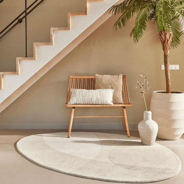 Ensuite By Brinker Vloerkleed Shades Pebble White 100 - Vloerkledenloods