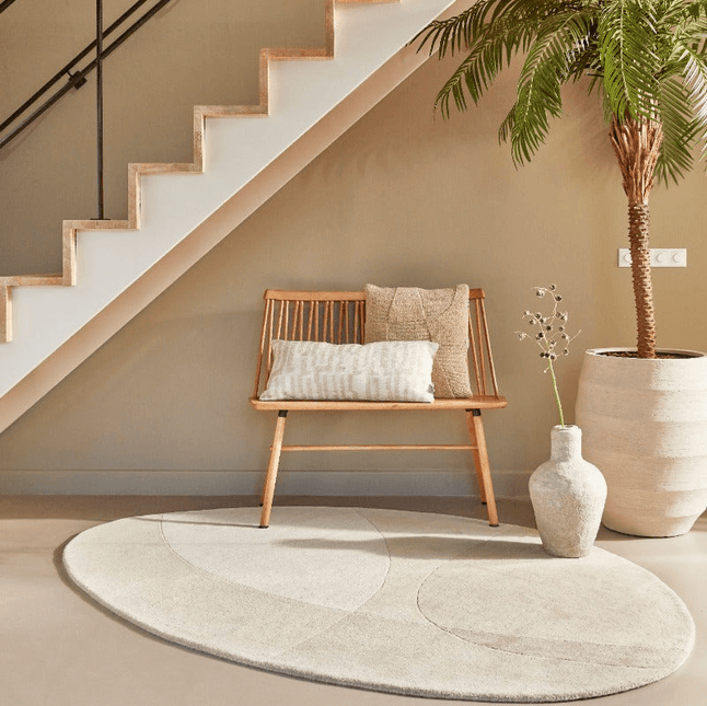 Ensuite By Brinker Vloerkleed Shades Pebble White 100 - Vloerkledenloods