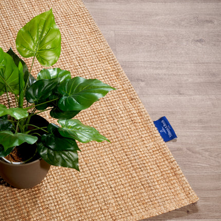 Villeroy & Boch 1791 juten vloerkleed Rosalie Naturel Goud - Vloerkledenloods