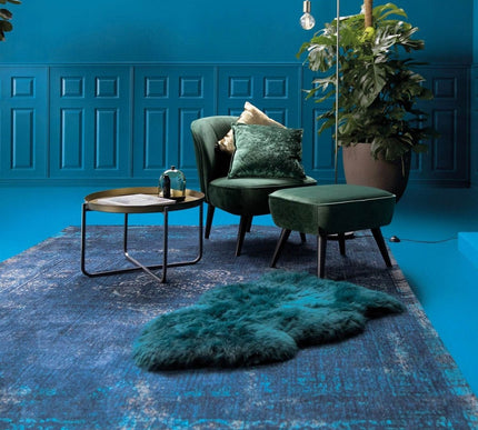 Fading World Medallion Collection Blue night 8254 - Louis de Poortere - Vloerkledenloods