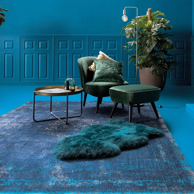 Fading World Medallion Collection Blue night 8254 - Louis de Poortere - Vloerkledenloods