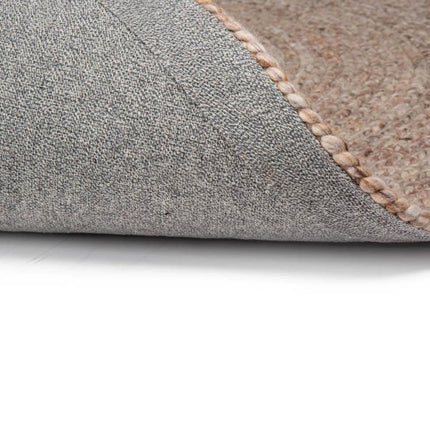 Feelgood by Brinker rond wollen vloerkleed Bellano beige 142 - Vloerkledenloods