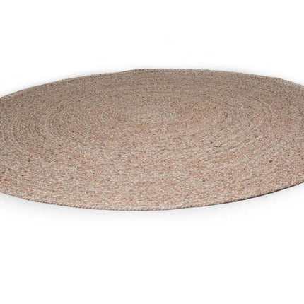 Feelgood by Brinker rond wollen vloerkleed Bellano beige 142 - Vloerkledenloods