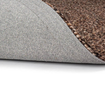 Feelgood by Brinker rond wollen vloerkleed Bellano bruin 623 - Vloerkledenloods