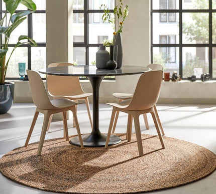 Feelgood by Brinker rond wollen vloerkleed Bellano bruin 623 - Vloerkledenloods
