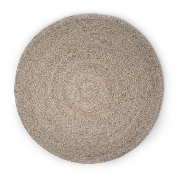 Feelgood by Brinker rond wollen vloerkleed Bellano grijs 814 - Vloerkledenloods