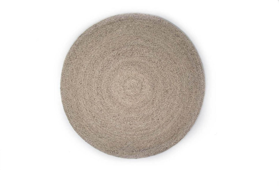 Feelgood by Brinker rond wollen vloerkleed Bellano grijs 814 - Vloerkledenloods