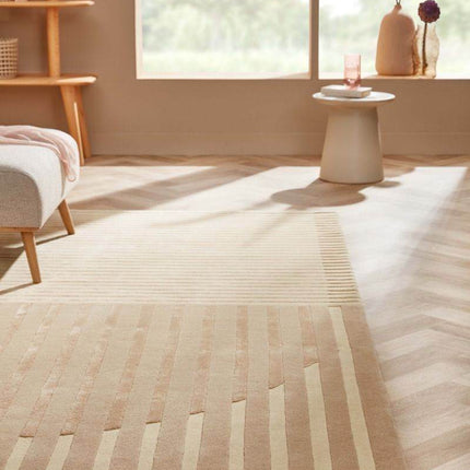 Feelgood By Brinker vloerkleed Fano beige white - Vloerkledenloods