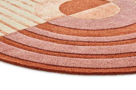 Feelgood by Brinker vloerkleed Fano Girare lychee - Vloerkledenloods