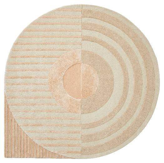 Feelgood by Brinker vloerkleed Fano Girare white beige - Vloerkledenloods