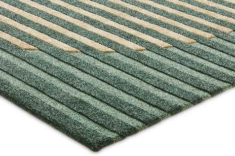 Feelgood by Brinker vloerkleed Fano green - Vloerkledenloods