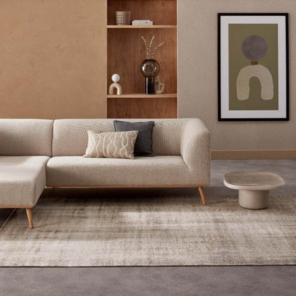 Feelgood by Brinker vloerkleed Grunge silver - Vloerkledenloods
