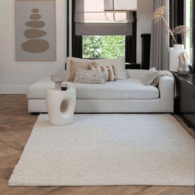 Feelgood by Brinker wollen vloerkleed Bonita light beige 141 - Vloerkledenloods