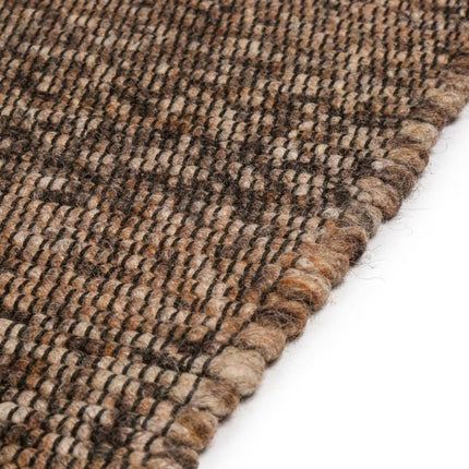 Feelgood by Brinker wollen vloerkleed Bressano bruin 623 - Vloerkledenloods