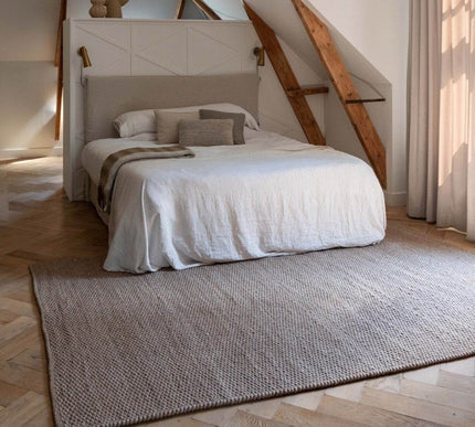 Feelgood by Brinker wollen vloerkleed Donna chocolat brown 650 - Vloerkledenloods