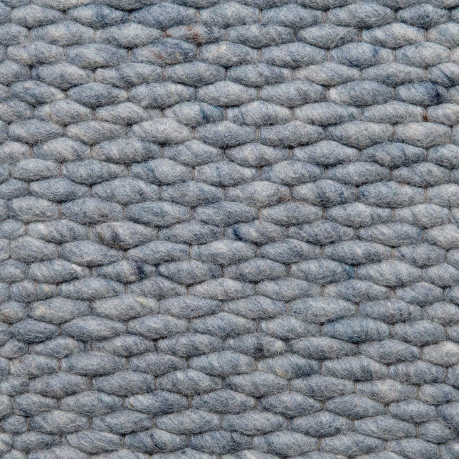 Feelgood by Brinker wollen vloerkleed Genua sky blue 227 - Vloerkledenloods