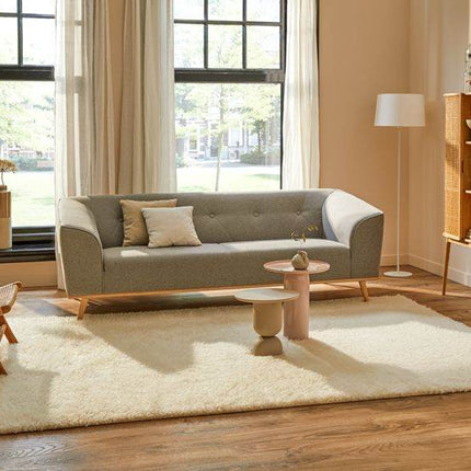 Feelgood by Brinker wollen vloerkleed Merano wit 011 - Vloerkledenloods