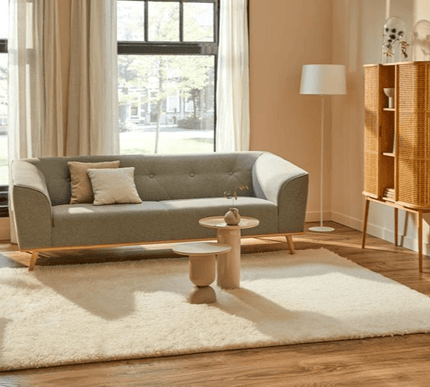 Feelgood by Brinker wollen vloerkleed Merano wit 011 - Vloerkledenloods
