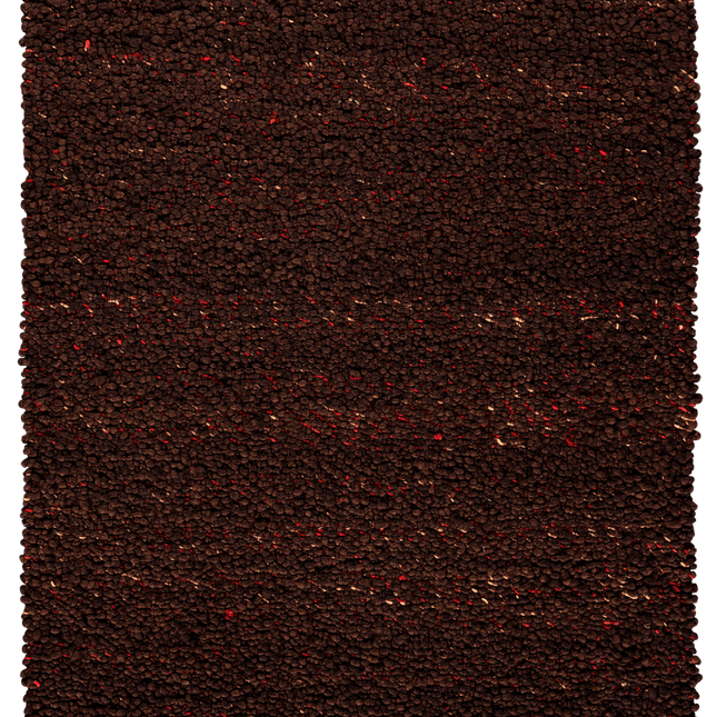 Feelgood by Brinker wollen vloerkleed Modena bruin/antraciet 522 - Vloerkledenloods