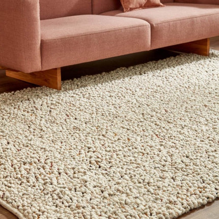 Feelgood by Brinker wollen vloerkleed Modena wit 115 - Vloerkledenloods