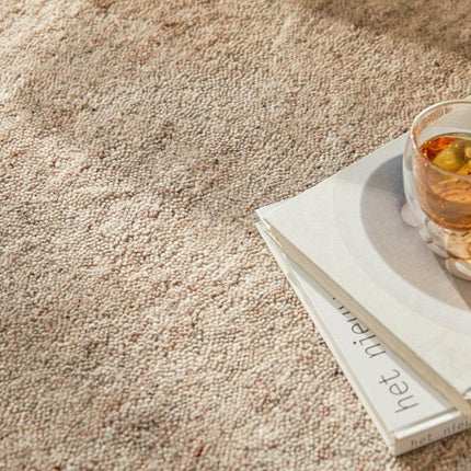 Feelgood by Brinker wollen vloerkleed New Berbero beige 101 - Vloerkledenloods