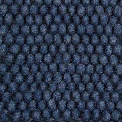 Feelgood by Brinker wollen vloerkleed New Loop blauw 290 - Vloerkledenloods