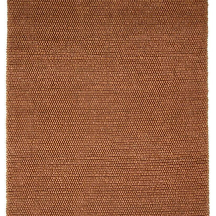 Feelgood by Brinker wollen vloerkleed New Loop bruin 631 - Vloerkledenloods