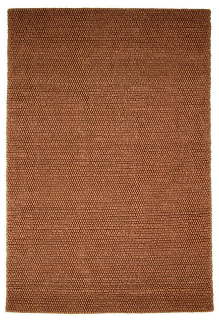 Feelgood by Brinker wollen vloerkleed New Loop bruin 631 - Vloerkledenloods