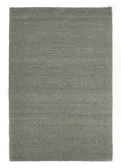 Feelgood by Brinker wollen vloerkleed New Loop groen 456 - Vloerkledenloods