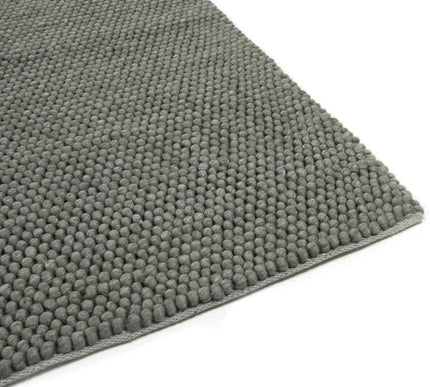 Feelgood by Brinker wollen vloerkleed New Loop groen 456 - Vloerkledenloods