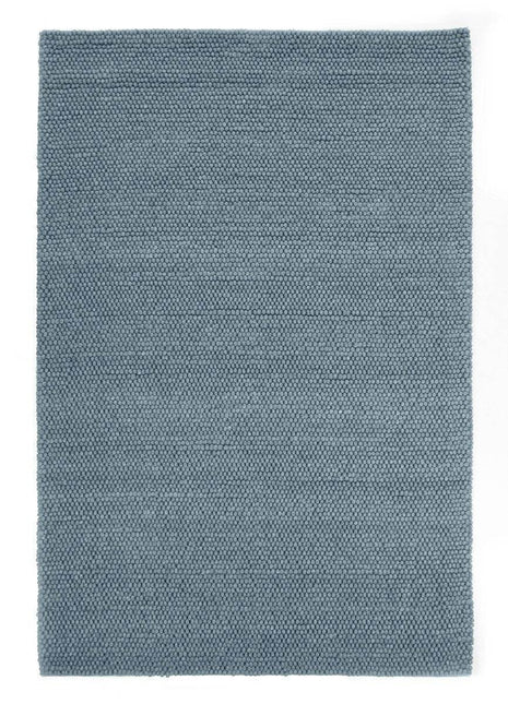 Feelgood by Brinker wollen vloerkleed New Loop lichtblauw 227 - Vloerkledenloods