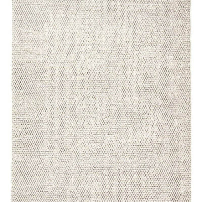 Feelgood by Brinker wollen vloerkleed New Loop wit 815 - Vloerkledenloods