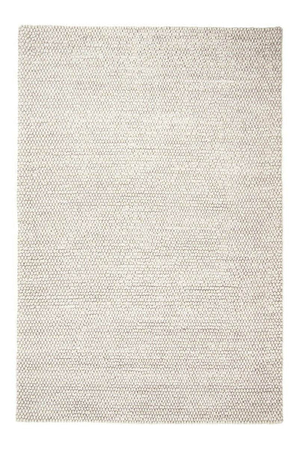 Feelgood by Brinker wollen vloerkleed New Loop wit 815 - Vloerkledenloods